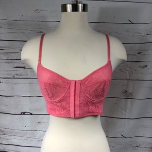Free People Pink‎ Lace Bralette